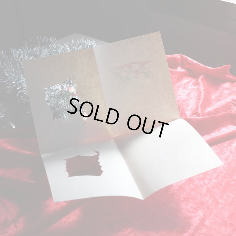 アンティーククリスマスカード｜ヴィンテージ1940年代冬景色・ジングルベル