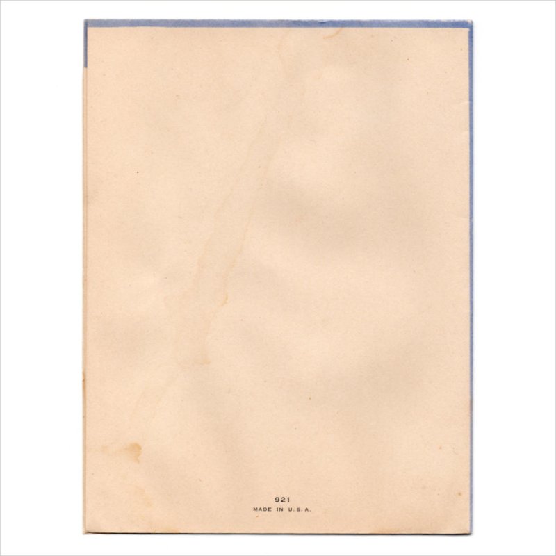 アンティーククリスマスカード｜USAヴィンテージ1940年代星条旗と雪景色