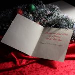 アンティーククリスマスカード｜USAヴィンテージ1940年代サンタクロースとオーナメント