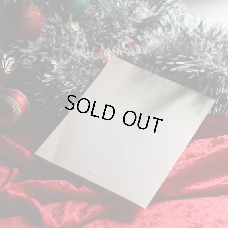 アンティーククリスマスカード｜USAヴィンテージ1940年代サンタクロースとオーナメント