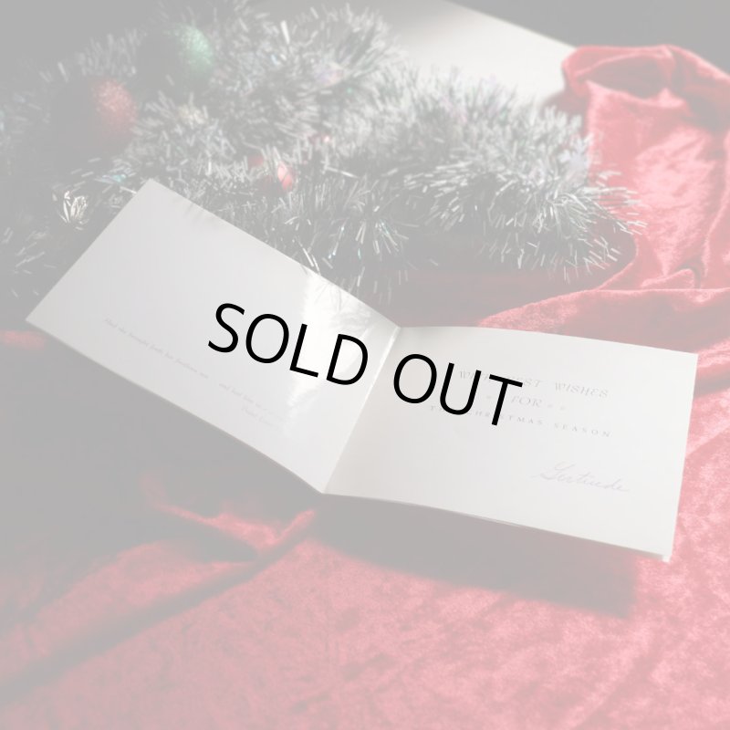 アンティーククリスマスカード｜キリスト誕生の馬小屋プレゼビオUSAヴィンテージ1960年代