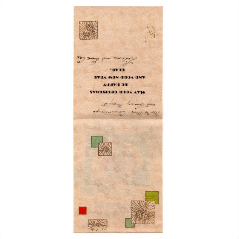 アンティーククリスマスカード紙もの｜ユレタイドグリーティングカードヴィンテージ1940年代