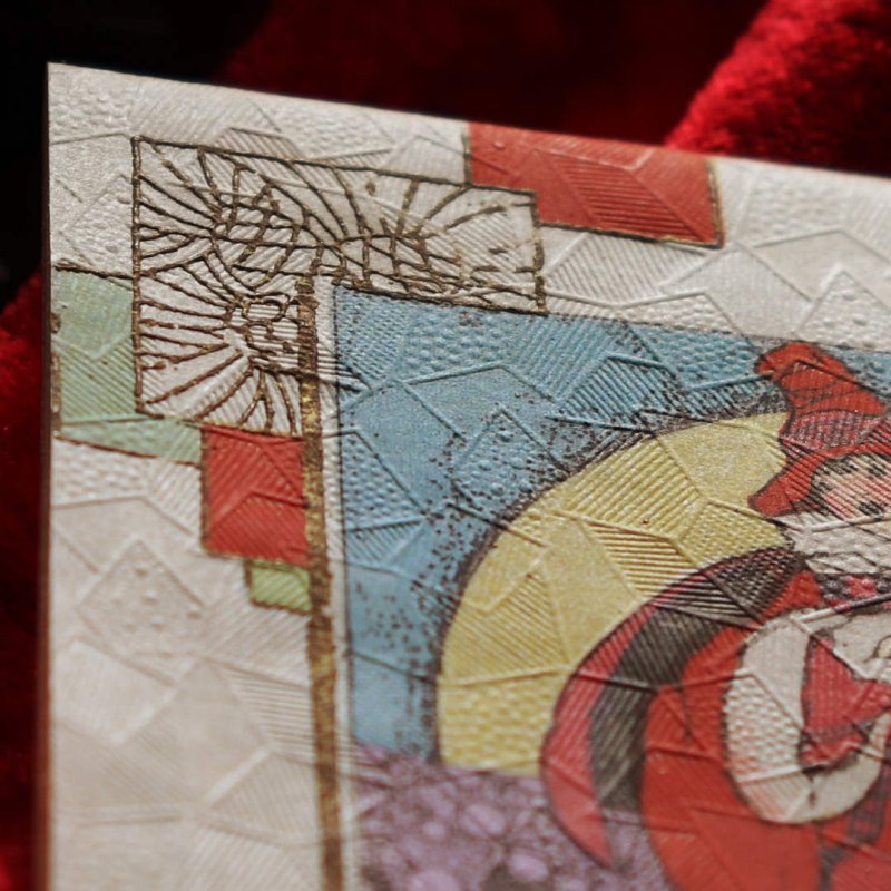 アンティーククリスマスカード紙もの｜ユレタイドグリーティングカードヴィンテージ1940年代