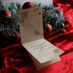 アンティーククリスマスカード紙もの｜ユレタイドグリーティングカードヴィンテージ1940年代