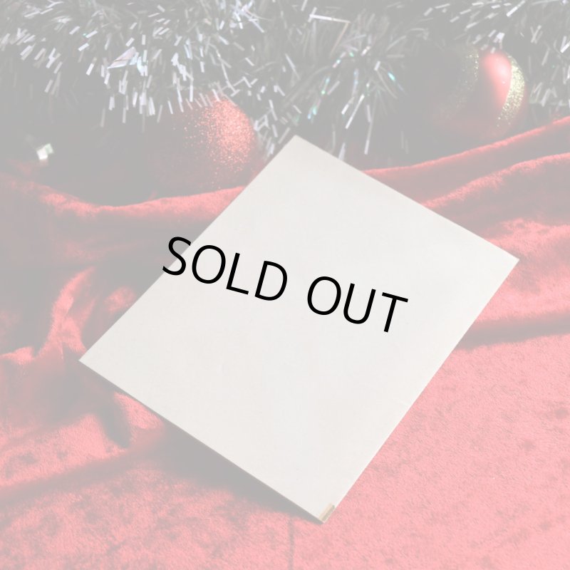 アンティーククリスマスカード紙もの|キリスト誕生・幼子イエスを祝福する天使達1940年代