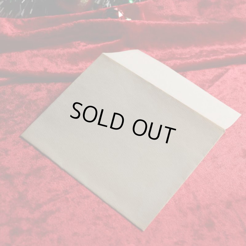 アンティーククリスマスカード紙もの|キリスト誕生・幼子イエスを祝福する天使達1940年代