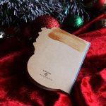 アンティーククリスマスカード紙もの｜ハットをかぶるスノーマン雪だるま1940年代ヴィンテージカード