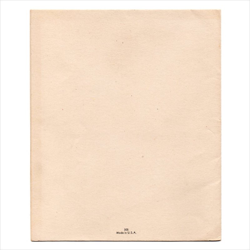 アンティーククリスマスカード紙もの｜管楽器スーザフォンでクリスマスキャロルを吹く天使1940年代