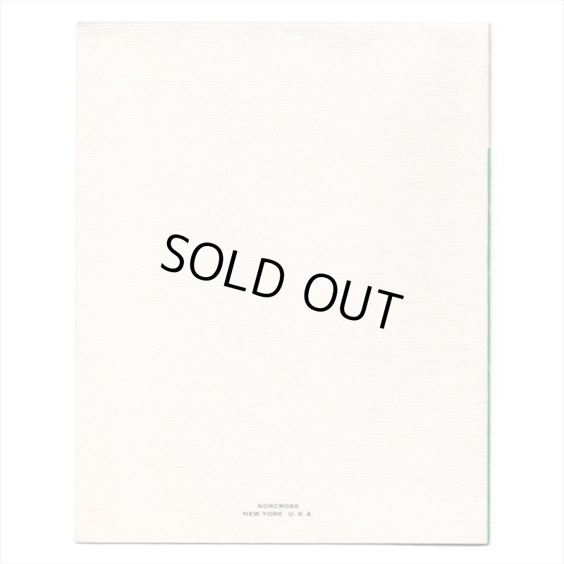 アンティーククリスマスカード紙もの｜ソファーで休憩するサンタクロース1940年代