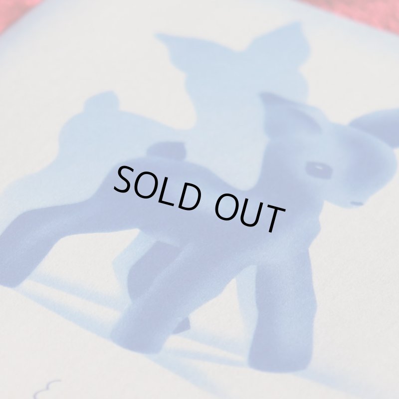 アンティーククリスマスカード紙もの｜星屑とバンビのメリークリスマスCHEERIO1950年代