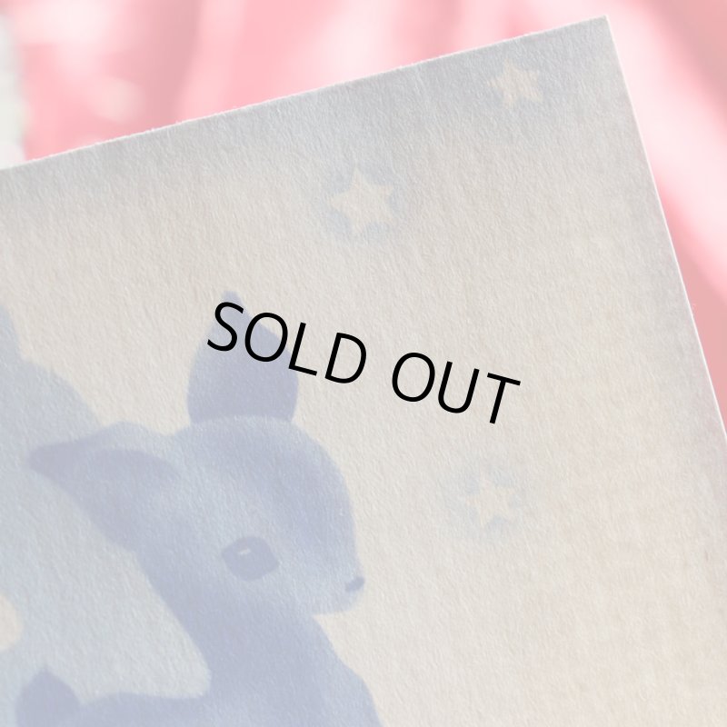 アンティーククリスマスカード紙もの｜星屑とバンビのメリークリスマスCHEERIO1950年代