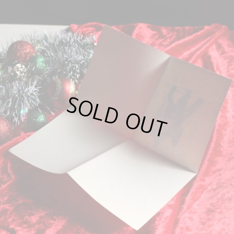 アンティーククリスマスカード紙もの｜星屑とバンビのメリークリスマスCHEERIO1950年代