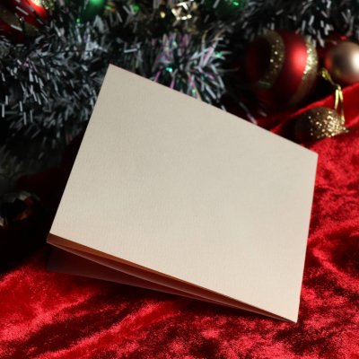 画像3: アンティーククリスマスカード紙もの｜クロスワードをするテディベア1950年代ヴィンテージ