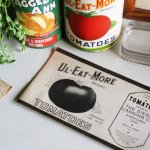 アンティーク紙ものエフェメラ｜USAヴィンテージトマト缶ラベル印刷UL EAT MORE TOMATOES