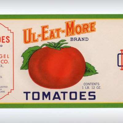 画像2: 1930年代紙もの｜ヴィンテージトマト缶ラベル印刷UL EAT MORE TOMATOES