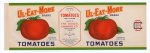 アンティーク紙ものエフェメラ｜USAヴィンテージトマト缶ラベル印刷UL EAT MORE TOMATOES