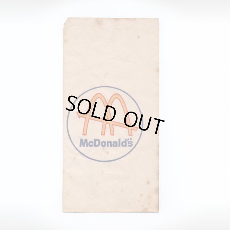 アンティーク紙もの｜マクドナルド紙袋McDonald'sペーパーバッグ・エフェメラ