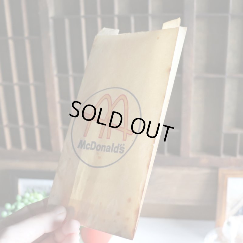 アンティーク紙もの｜マクドナルド紙袋McDonald'sペーパーバッグ・エフェメラ