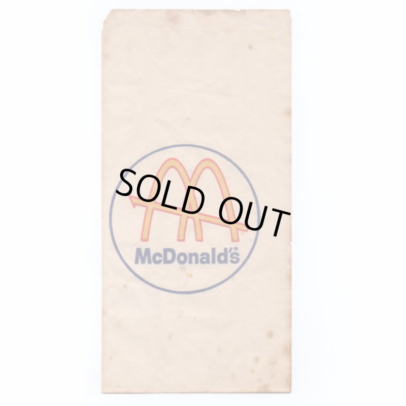 アンティーク紙もの｜マクドナルド紙袋McDonald'sペーパーバッグ・エフェメラ