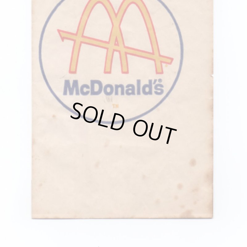アンティーク紙もの｜マクドナルド紙袋McDonald'sペーパーバッグ・エフェメラ