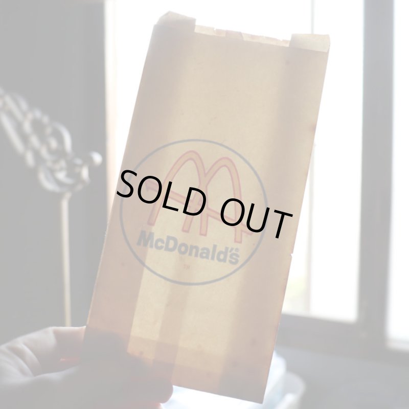 アンティーク紙もの｜マクドナルド紙袋McDonald'sペーパーバッグ・エフェメラ