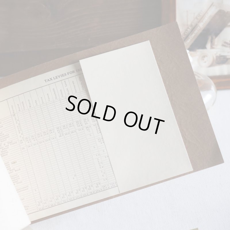 USAヴィンテージ紙もの財務報告書ブックレット｜financial report humboldt county