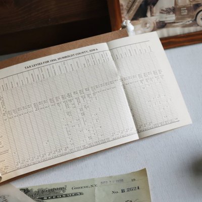 画像3: USAヴィンテージ紙もの財務報告書ブックレット1930年｜financial report humboldt county