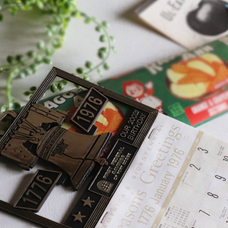 1970年代USAヴィンテージアドバタイジングカレンダーFIRST FEDERAL SAVINGS銀行|200年創立記念