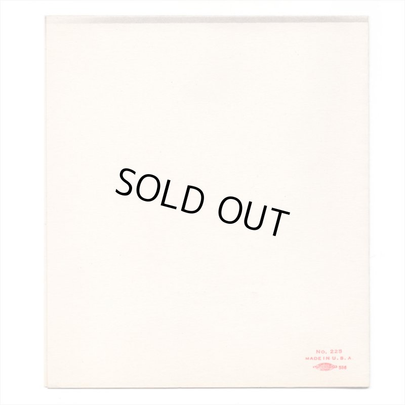 USAヴィンテージ1960年代紙ものクリスマスカード｜雪景色と教会へ向かう人々アンティークグリーティング