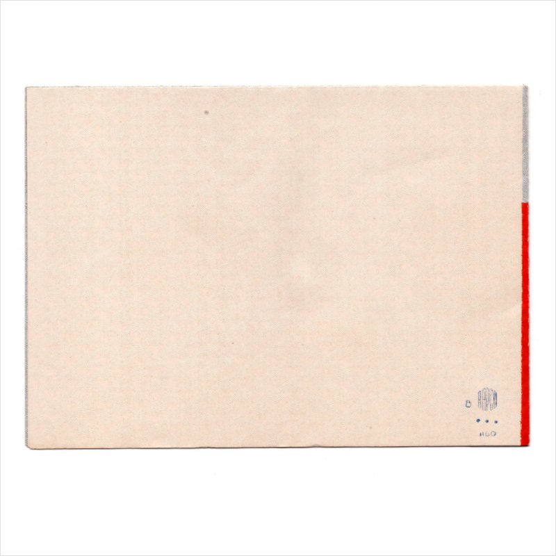 USAヴィンテージ1960年代紙ものクリスマスカード｜ポインセチア赤銀アンティークグリーティング