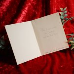 USAヴィンテージ1950年代紙ものクリスマスカード｜クリスマスキャンドル・アンティークグリーティング