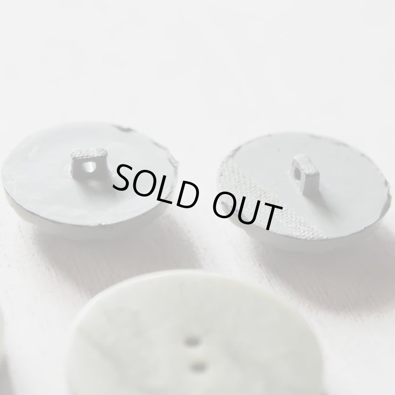 画像7: USAヴィンテージソーイングボタン・グレー｜プラスティック・ベークライト・灰色16個 (7)