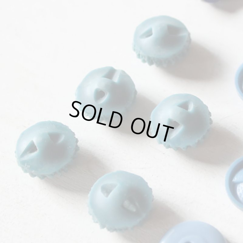 画像6: USAヴィンテージソーイングボタンブルー｜プラスティック・ベークライト・青紺29個 (6)