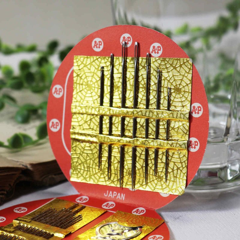 USAヴィンテージアドバタイジングニードルブック|A&Pスーパーマーケット食料品店・裁縫縫い針セット