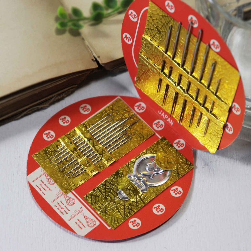 USAヴィンテージアドバタイジングニードルブック|A&Pスーパーマーケット食料品店・裁縫縫い針セット