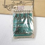【7枚セット】USAヴィンテージスプリングホック開封済みシートボタン｜手芸小物雑貨・裁縫道具
