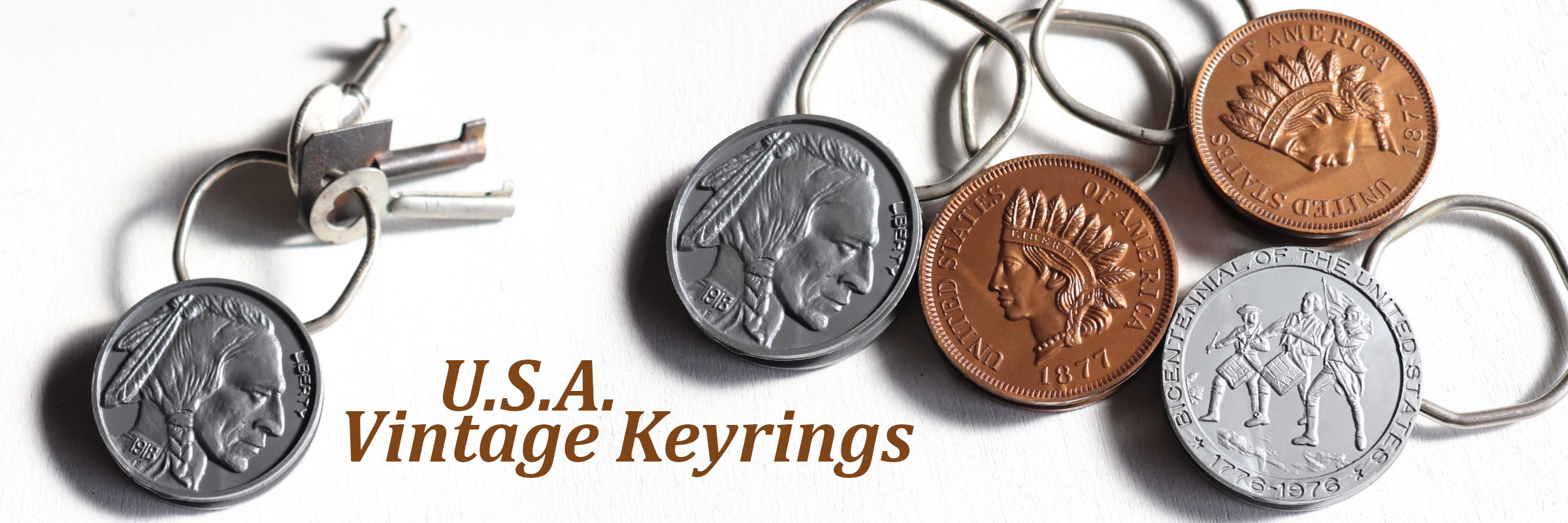 アメリカヴィンテージレア希少コインキーホルダー