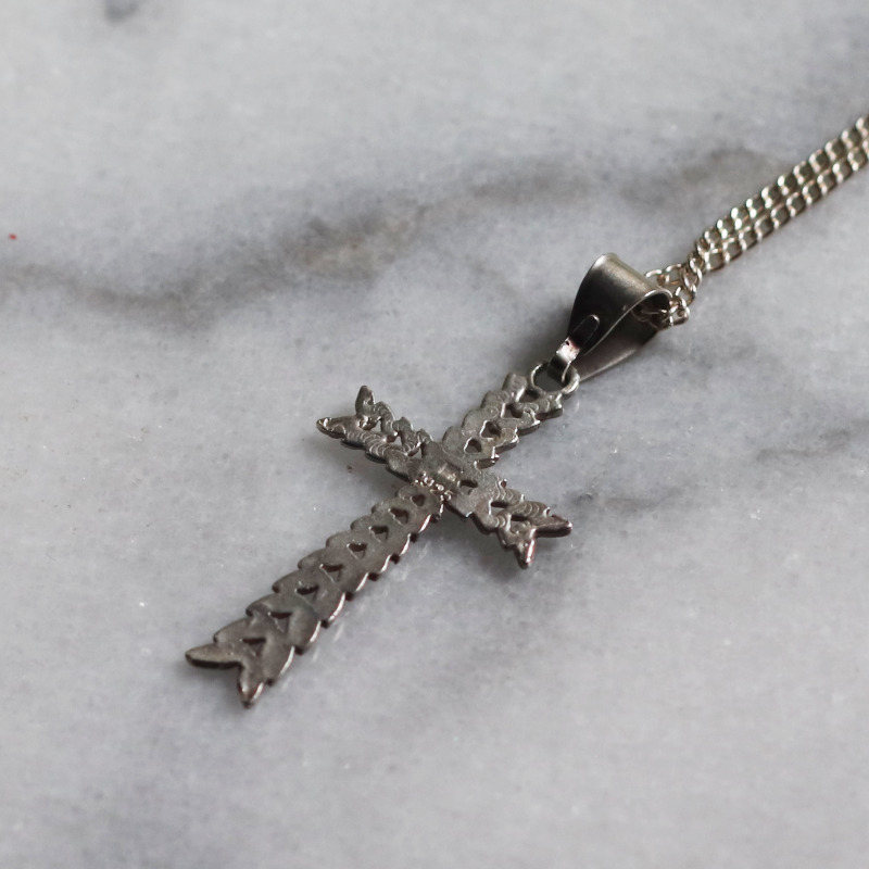 新商品のご紹介 十字架 silver 925 クロス イタリアのネックレス