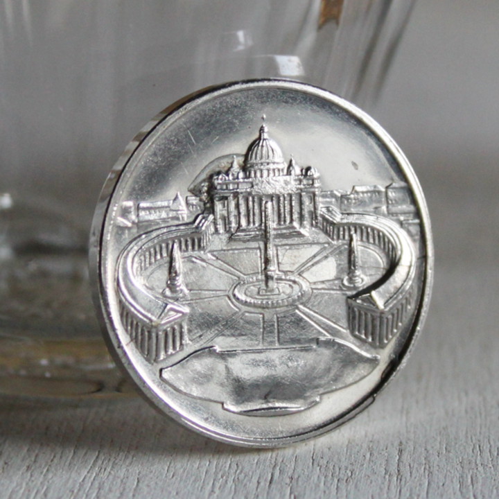 バチカン市国ヨハネ パウロ2世ポケットトークン硬貨コイン サンピエトロ大聖堂メダル