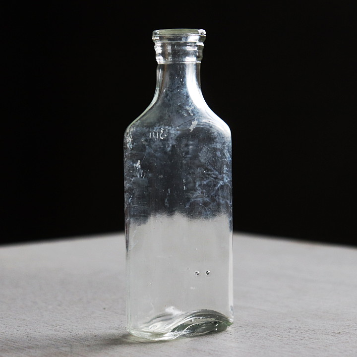 アメリカヴィンテージガラスボトル薬瓶２本組｜メディスンボトルアンティーク雑貨グラス