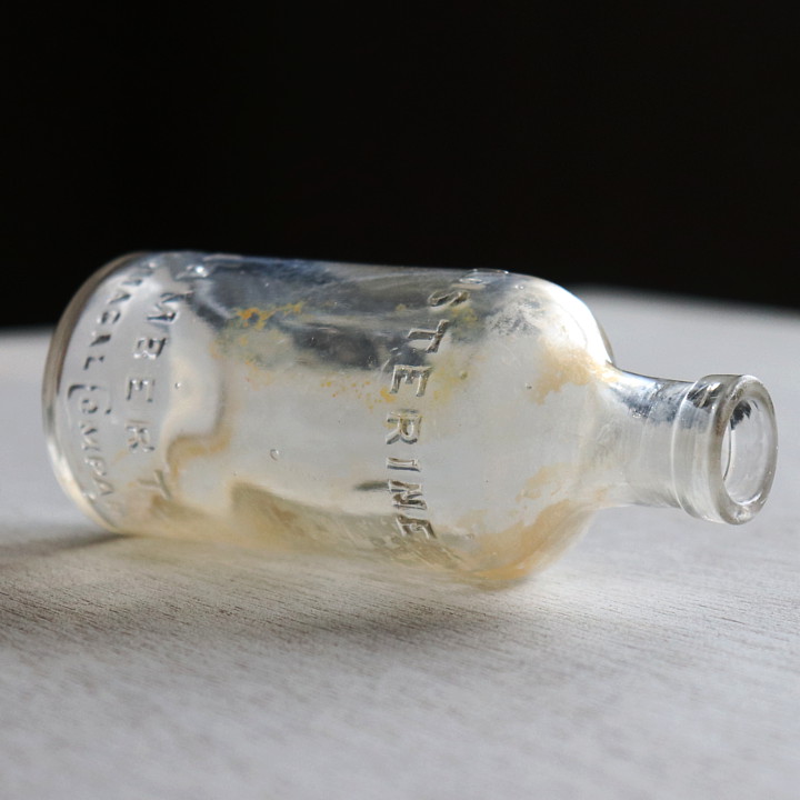 アメリカヴィンテージガラスボトル薬瓶２本組｜メディスンボトルアンティーク雑貨グラス