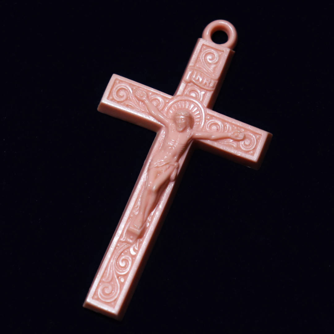 ヴィンテージクリスチャンカトリック小物雑貨3点セット子供用 十字架クロス サントニーニョ聖なる幼きイエス
